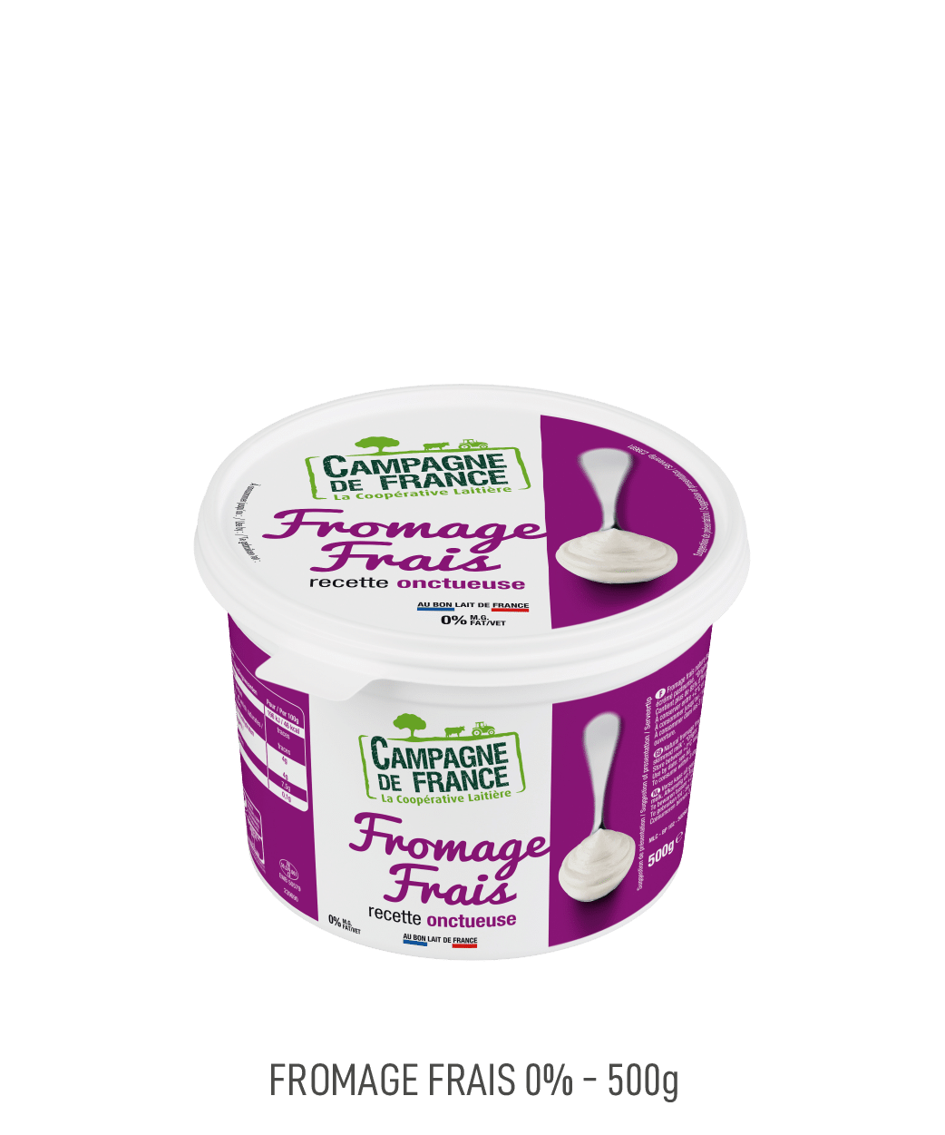 Fromage frais Campagne de France 500g 0% MG