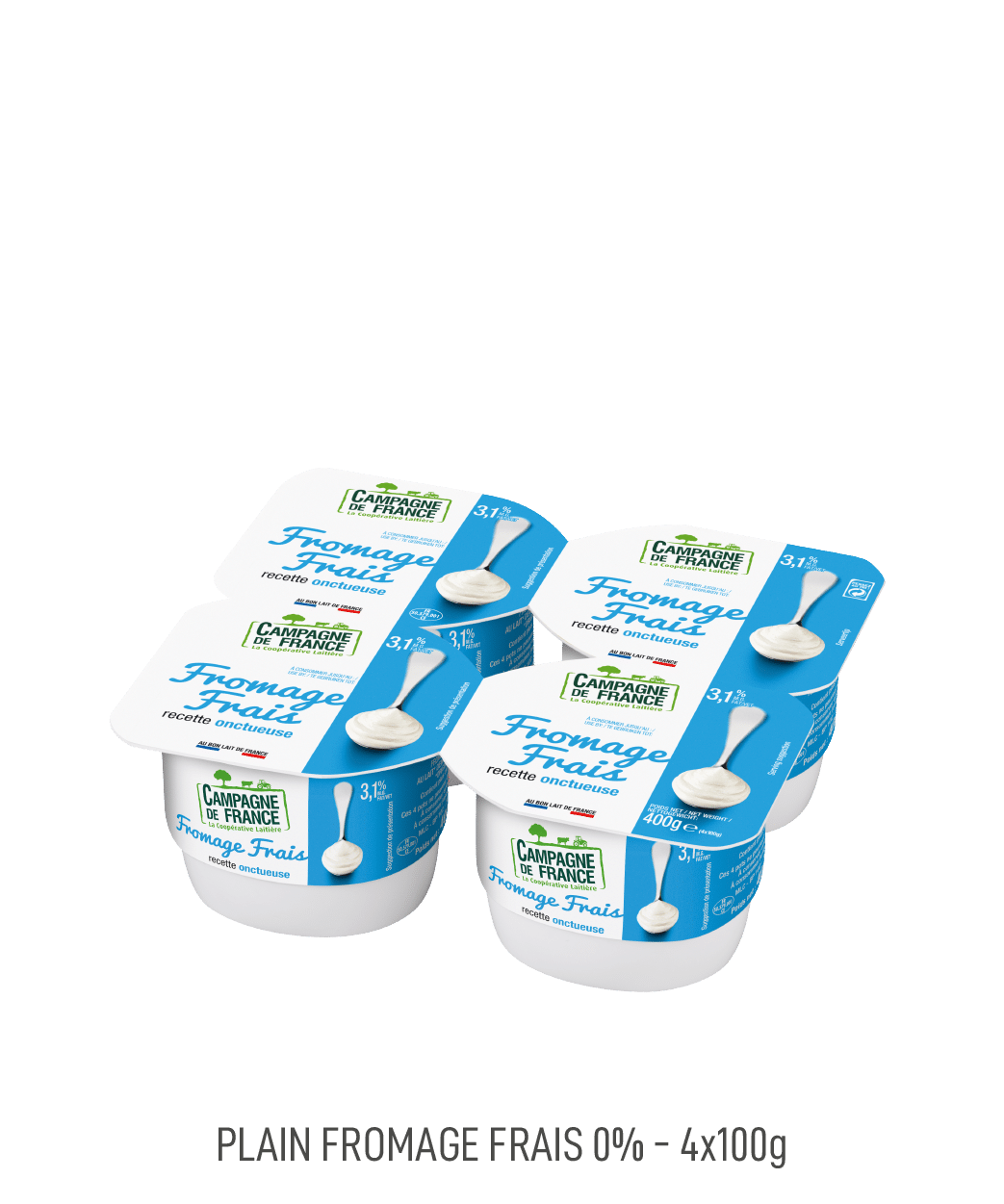 Fromage frais Campagne de France pot 100G nature