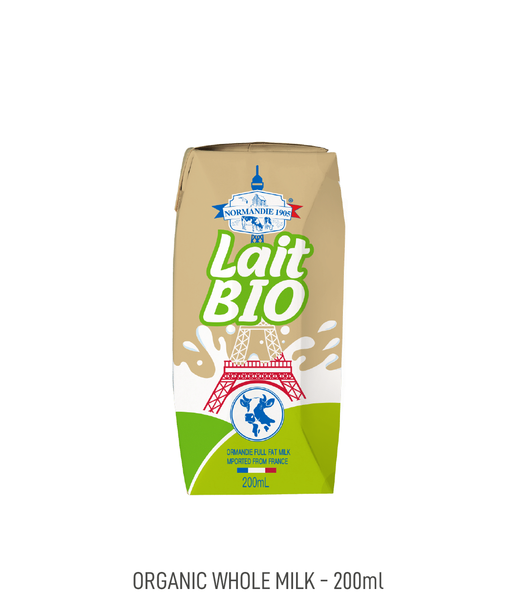 Lait entier BIO Normandie 1905 200ml