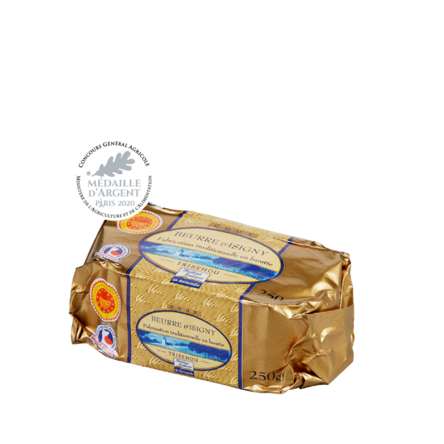 Beurre doux AOP Isigny tribehou 250g moulé