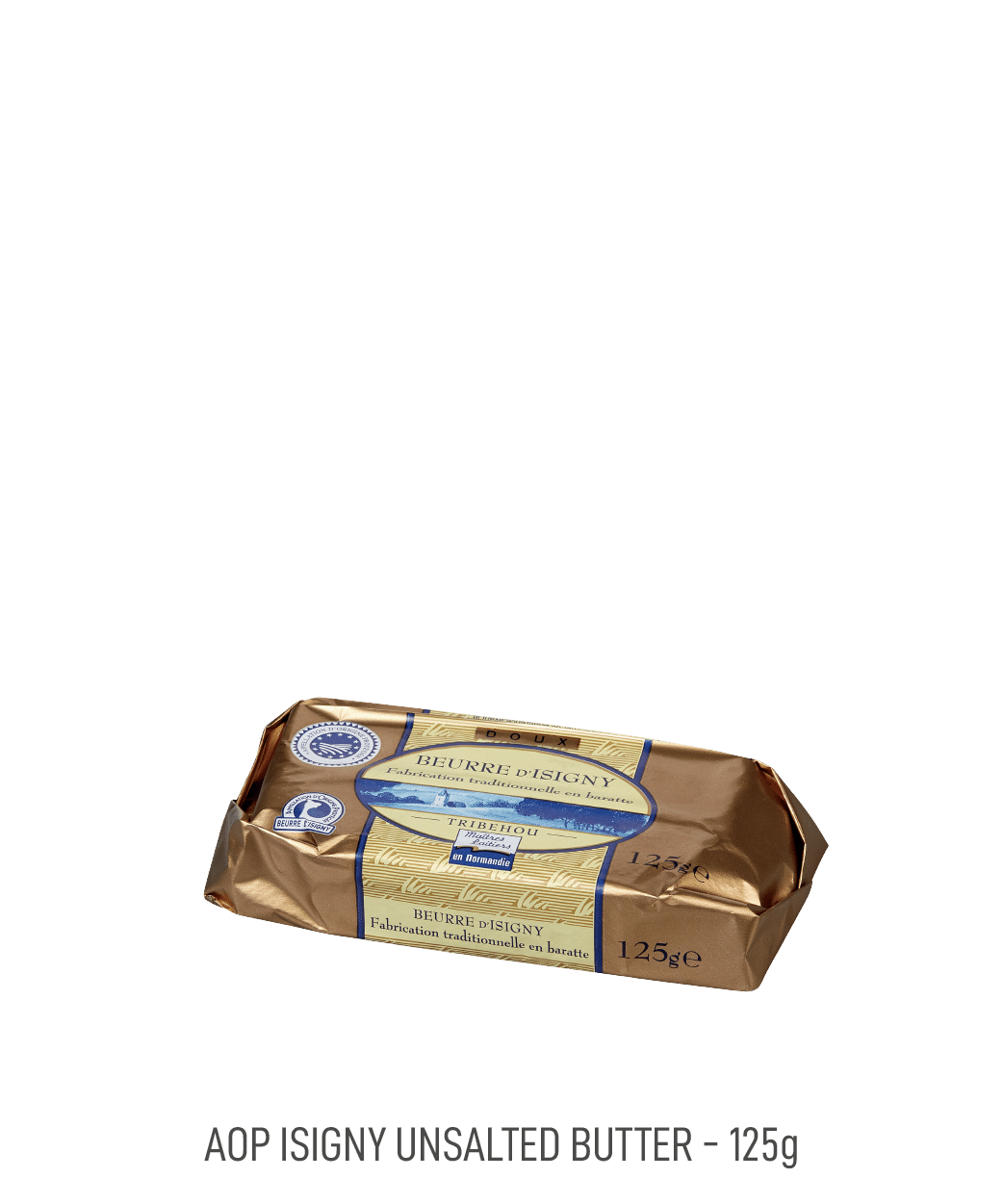 Beurre doux AOP Isigny tribehou 125g moulé