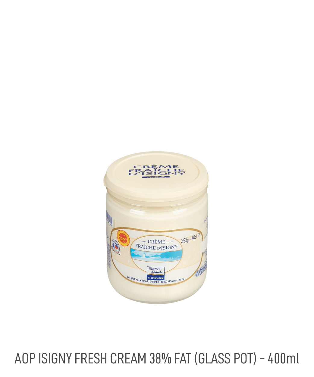 Crème Fraîche AOP 38% MG Isigny Verrine 40CL